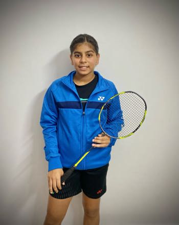 "Shuttle Sensation: Arushi Mehta Shines as a National Badminton Player"